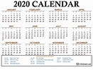 Large Printable Calendar 2020 Example Calendar Printable | Images and ...