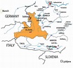 Map of Salzburg Region Area | Map of Austria Region Geography Political