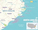 Map of Beaches in North Carolina - Live Beaches