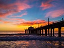 Stunning Sunset at Manhattan Beach Pier | Smithsonian Photo Contest ...