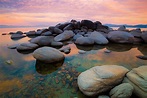 Beach Rocks - High Definition Wallpaper