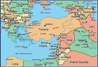 Mapa de Turquía - datos interesantes e información sobre el país
