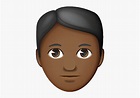 Black Man Emoji Png, Transparent Png - kindpng