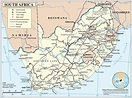 Grande carte Afrique du Sud sur Carte du monde