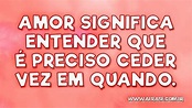 A Frase - Significado do amor