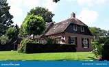 Traditional Dutch House in Giethoorn, Netherlands Stock Photo - Image ...