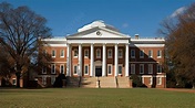 Fundo Entrada Principal Da Universidade Da Virgínia Fundo, Foto Do ...
