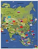 Azia - harta gjeografike të Azisë - Shqipëria Express
