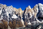 Mountain flight over the Himalayas