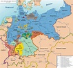 German empire Map 1871 1918