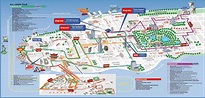 Large printable tourist attractions map of Manhattan, New York city ...