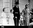 Adolf Hitler and Paul von Hindenburg and his grandchildren, historical ...