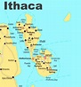 Ithaca sightseeing map | Ithaca greece, Greece, Sightseeing