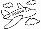Dibujos de Aviones para Colorear