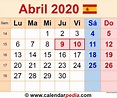 Calendario Festivos Abril 2023 - IMAGESEE