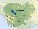 Mapa de Camboya