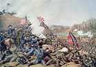 Battle Of Franklin November 30th 1864 Painting by American School