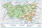 Carte des Vosges - Vosges carte du département 88 - villes, tourisme...