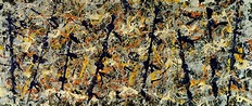 Blue poles (Number 11), 1952 - Jackson Pollock - WikiArt.org