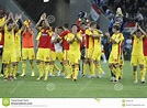 Romania National Football Team Editorial Stock Image - Image of grass ...