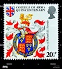 Postage stamp. Great Britain. Queen Elizabeth II. 1984. College of Arms ...