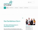 ☎ Sanitätshaus Otto Sturm GmbH - Sanitätshaus in Bad Sachsa