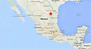 Mexico Map Monterrey - Time Zones Map