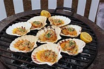 Grilled Scallops in the Shell - Over The Fire Cooking