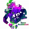 Khari Blasingame Titans FB Digital Art by Bob Smerecki - Fine Art America