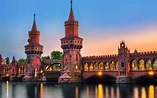 Germany, Berlin, city, bridge, river, lights, night wallpaper | travel ...