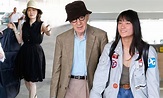 Woody Allen looks relaxed as he arrives in Barcelona with wife Soon-Yi ...
