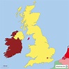 StepMap - Vereinigtes Königreich - Landkarte für Großbritannien