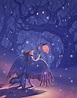 Winter Spirit's Night by KatieHofgard on DeviantArt