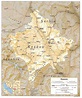 Map of Kosovo (Relief Map) : Worldofmaps.net - online Maps and Travel ...