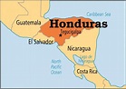 Capital of Honduras map - Honduras capital map (Central America - Americas)