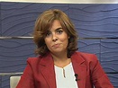 Entrevista a Soraya Sáenz de Santamaria en La Tarde en 24 Horas - RTVE.es