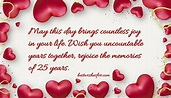 25th Marriage Anniversary Wishes Messages & Sayings