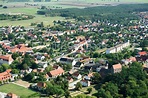 Luftbild Schönhausen (Elbe) - Ortsansicht in Schönhausen (Elbe) im ...