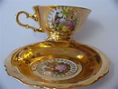 Vintage Sammeltasse Gedeck 2 tlg mit Sockel Waldershof Bavaria N ...