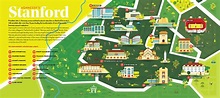 Stanford University Campus Map on Behance