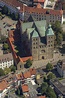 Osnabrück von oben - Stadtansicht vom Altstadtzentrum mit dem Dom St ...