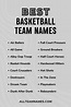 217 Best Basketball Team Names To Assist You