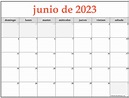 junio de 2023 calendario gratis | Calendario junio