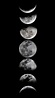 Pin by Coralie Carré on fond d'écran | Moon art print, Moon art, Black ...