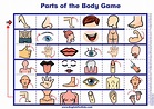 Parts of the Body - Printable Board Game
