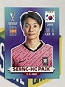 KOR14 Seung-ho Paik (South Korea) Panini World Cup 2022 Sticker - Solve ...