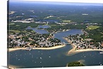 Onset Harbor, Wareham, Massachusetts, USA - Aerial Photograph Wall Art ...