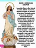 ORACIÓN A LA INMACULADA CONCEPCIÓN Inmaculada Madre de Dios, Reina de ...