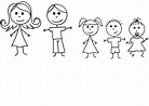 Stick Figure Family - Cliparts.co