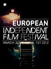 the european independent film festival poster with stairs leading up to ...